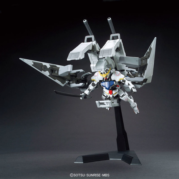 ASW-G-08 Gundam Barbatos, Long Distance Transport Booster Kutan Type-III, Kidou Senshi Gundam Tekketsu No Orphans, Bandai, Model Kit, 1/144