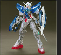 GN-001 Gundam Exia (Clear Color), Kidou Senshi Gundam 00, Bandai, Model Kit, 1/144