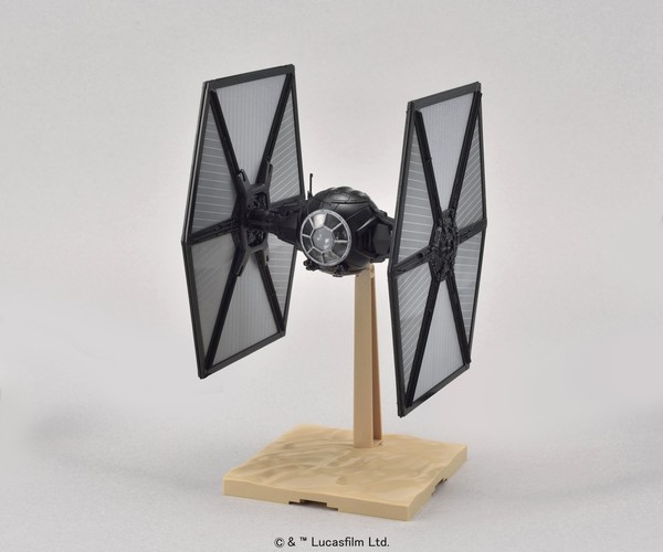 First Order Tie Fighter, Star Wars, Star Wars: The Force Awakens, Bandai, Model Kit, 1/72