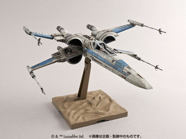 BB-8, Rebel Pilot (Resistance Specification), Star Wars, Star Wars: The Force Awakens, Bandai, Model Kit, 1/72