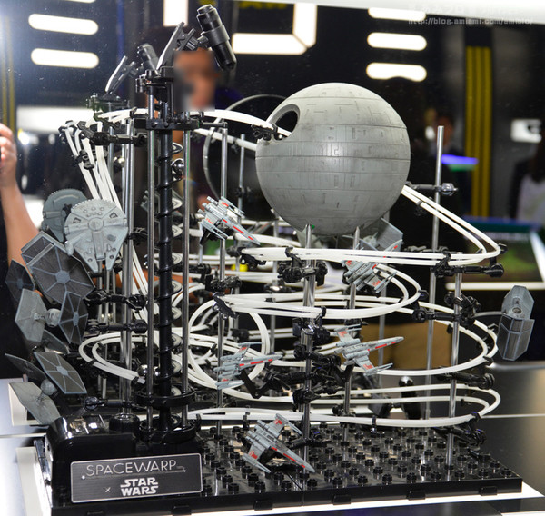 Death Star And Millenium Falcon, Star Wars, Bandai, Model Kit