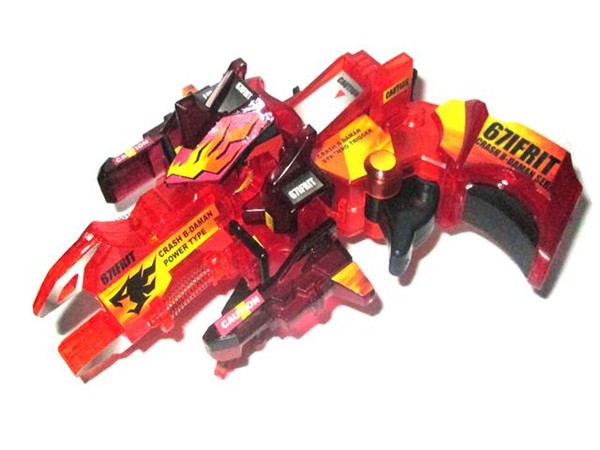 Justice Ifrit (Burning color), Bakukyuu Hit! Crash B-Daman, Takara, Model Kit, 1/1