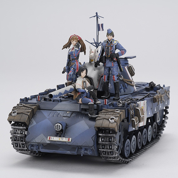 Alicia Melchiott, Hans, Isara Gunther, Welkin Gunther, Senjou No Valkyria: Gallian Chronicles, Volks, Model Kit, 1/35
