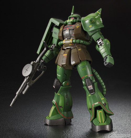 MS-06F Zaku II (Real Type Color), Kidou Senshi Gundam, Bandai, Model Kit, 1/144