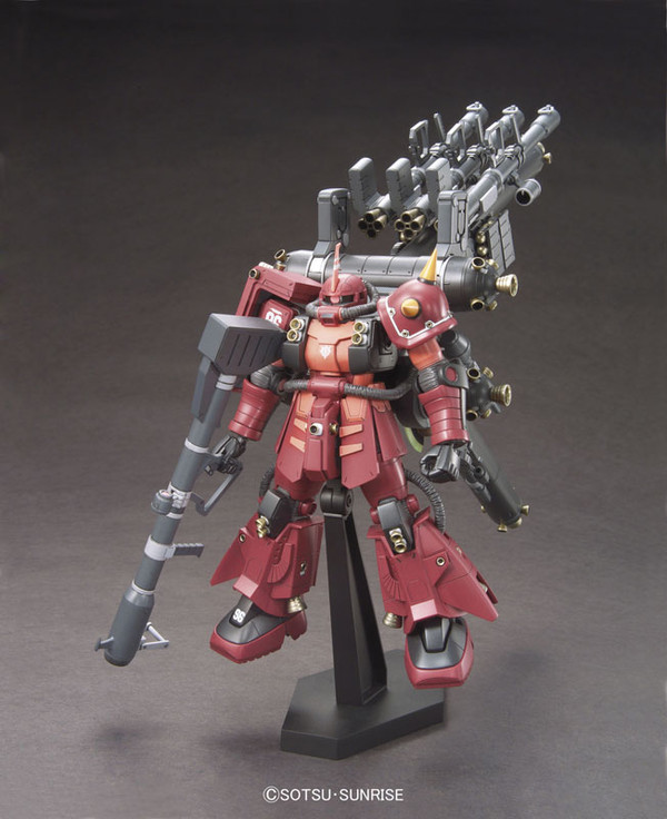 MS-06R Zaku High Mobility Type (Reuse "P" Device), Kidou Senshi Gundam Thunderbolt, Bandai, Model Kit, 1/144
