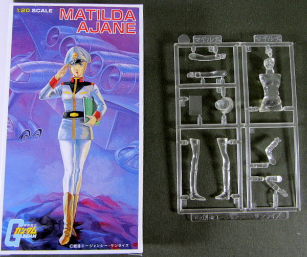 Matilda Ajan (20th Anniversary Gundam Chara Colle Box), Kidou Senshi Gundam, Bandai, Model Kit, 1/20