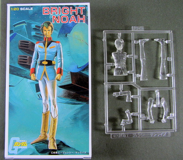 Bright Noa (20th Anniversary Gundam Chara Colle Box), Kidou Senshi Gundam, Bandai, Model Kit, 1/20