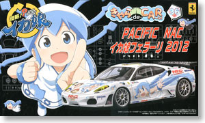 Ferrari F430 Challenge (2012,), Shinryaku! Ika Musume, Fujimi, Model Kit, 1/24, 4968728189963