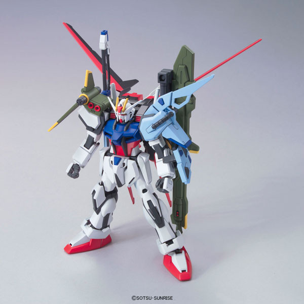 GAT-X105 Strike Gundam, GAT-X105+AQM/E-YM1 Perfect Strike Gundam, Kidou Senshi Gundam SEED, Bandai, Model Kit, 1/144