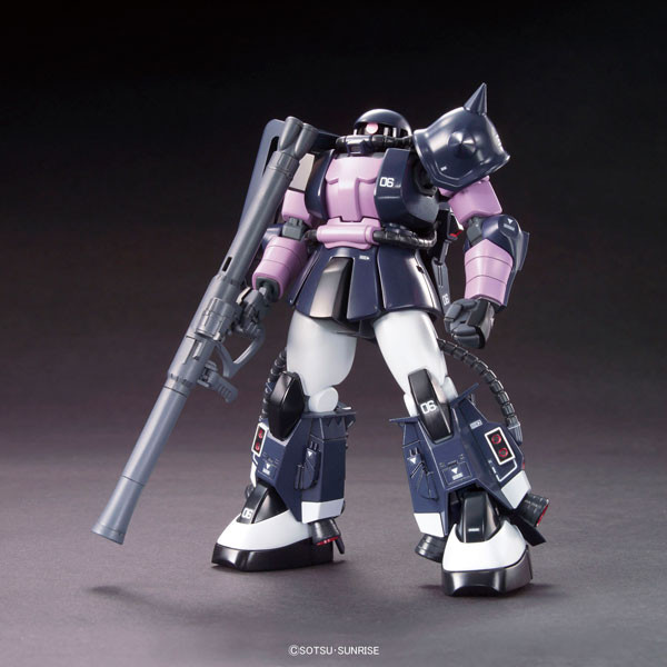MS-06R-1A Zaku II High Mobility Type (Black Tri-Stars), MSV, Bandai, Model Kit, 1/144
