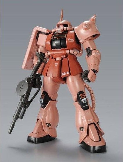MS-06S Zaku II Commander Type (Real Type Color), Kidou Senshi Gundam, Bandai, Model Kit, 1/100
