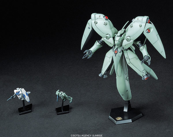 AMX-002 Neue Ziel, MS-06F-2 Zaku II F2, RX-78GP03S Gundam "Stamen", Kidou Senshi Gundam 0083 Stardust Memory, Bandai, Model Kit, 1/550