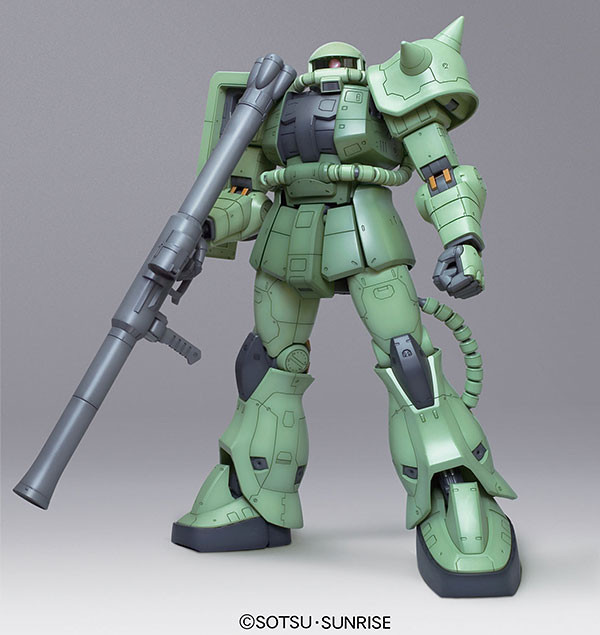 MS-06F Zaku II, Kidou Senshi Gundam, Bandai, Model Kit, 1/48