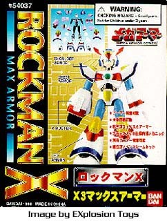 X (Max Armor), Rockman X3, Bandai, Model Kit