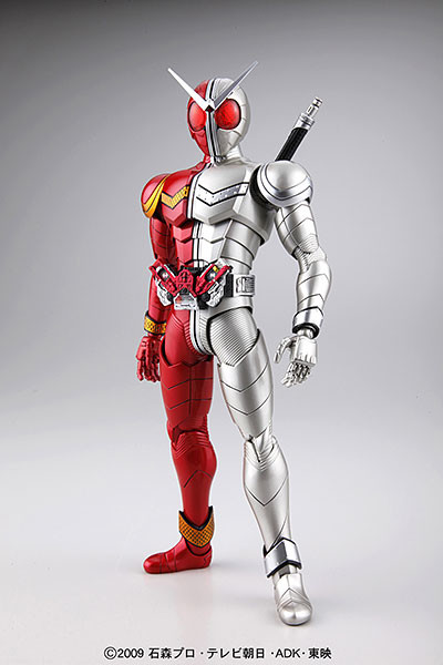 Kamen Rider Double Heat Metal, Kamen Rider W, Bandai, Model Kit, 1/8
