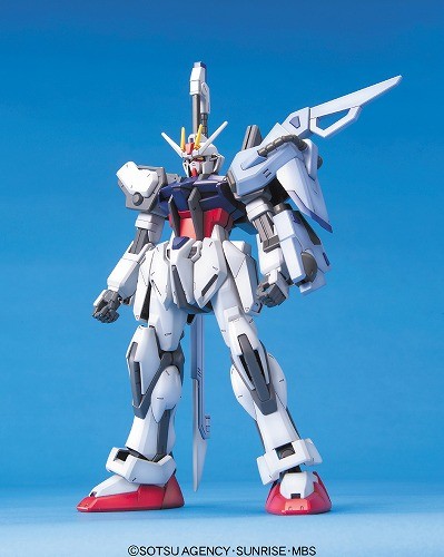 GAT-X105 Strike Gundam, GAT-X105+AQM/E-X02 Sword Strike Gundam, Kidou Senshi Gundam SEED, Bandai, Model Kit, 1/100