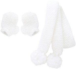 Muffler & Mittens Set (White), Azone, Accessories, 1/12, 4573199920566