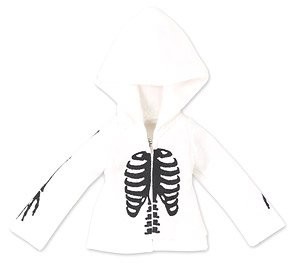 Bone Skeleton Parker (White), Azone, Accessories, 1/12, 4573199920511