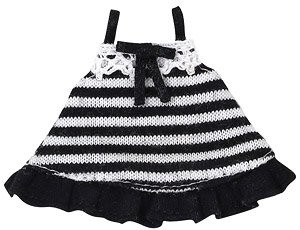 Sugar Camisole (Black x White Border), Azone, Accessories, 1/12, 4573199920061