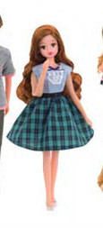 Mama No Check Dress, Licca-chan, Takara Tomy, Accessories, 4904810482710