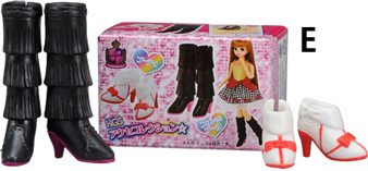 Boots (Kuro), Booties (Shiro) (E), Licca-chan, Takara Tomy, Accessories, 4904810815563