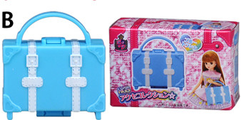 Travel Bag (Blue) (B), Licca-chan, Takara Tomy, Accessories, 4904810815563