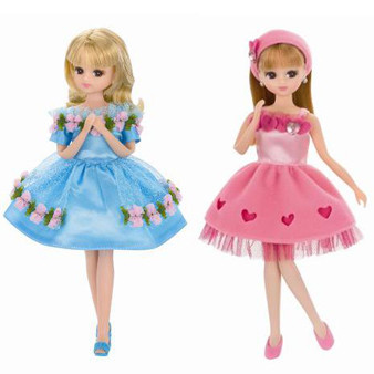 Party Dress Set Heart & Flower, Licca-chan, Takara Tomy, Accessories, 4904810498636