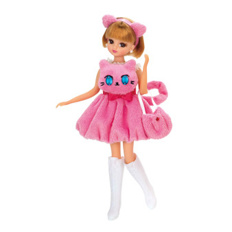 O-me-me Ga Kirakira ☆ Pink Neko Dress, Licca-chan, Takara Tomy, Accessories, 4904810814085
