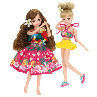 Hula Girl & Mizugi Set, Licca-chan, Takara Tomy, Accessories, 4904810863441