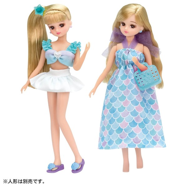 Mermaid One Piece & Mizugi Set, Licca-chan, Takara Tomy, Accessories, 4904810175780