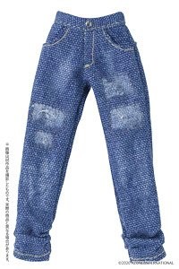 Boys Damage Skinny Denim Pants II (Indigo), Azone, Accessories, 1/12, 4573199837819
