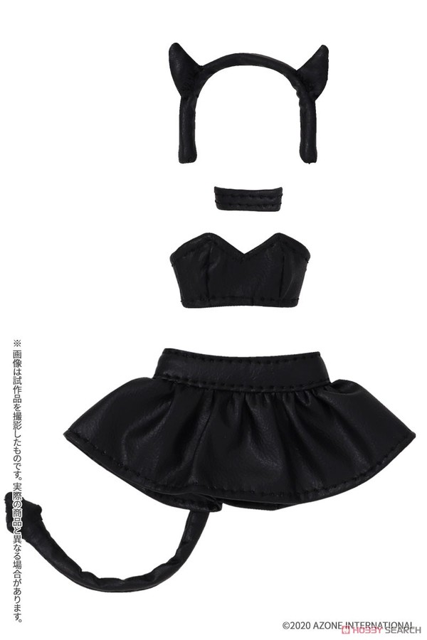 Little Devil Costume Set (Leather Black), Azone, Accessories, 1/12, 4573199839608