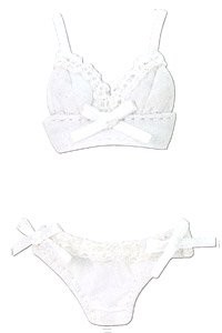 Gingham Check Brassiere & Shorts Set (White), Azone, Accessories, 1/12, 4573199836461