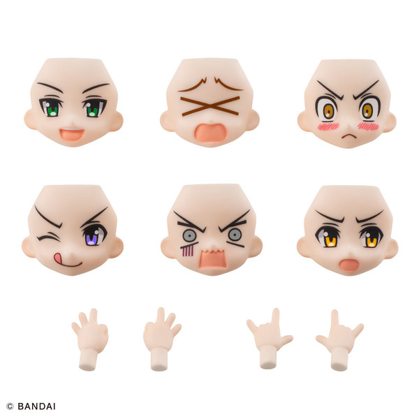 Face Parts Set 02 (Another Color), Bandai, Accessories