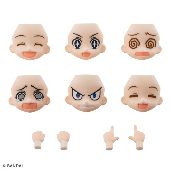 Face Parts Set 01 (Another Color), Bandai, Accessories
