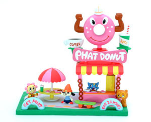 PJ Daisuki Donut Shop, PaRappa The Rapper, Takara, Accessories, 4904880321971