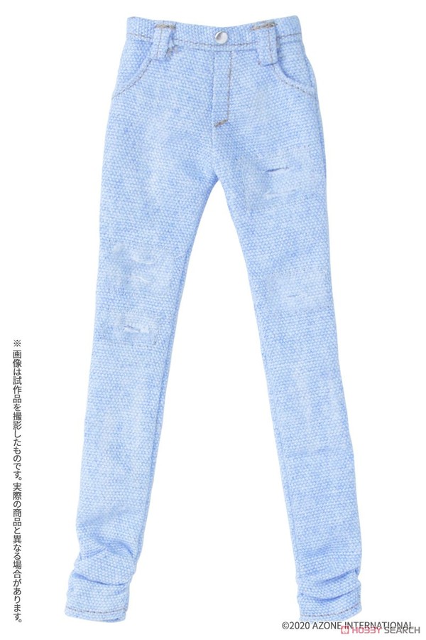 Boys Damage Skinny Denim Pants II (Bleach), Azone, Accessories, 1/6, 4573199837970