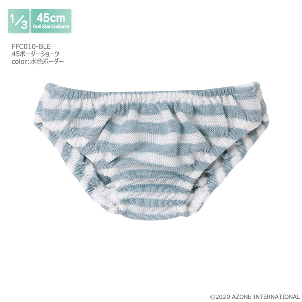 45 Border Shorts (Light Blue Border), Azone, Accessories, 1/3, 4573199839639
