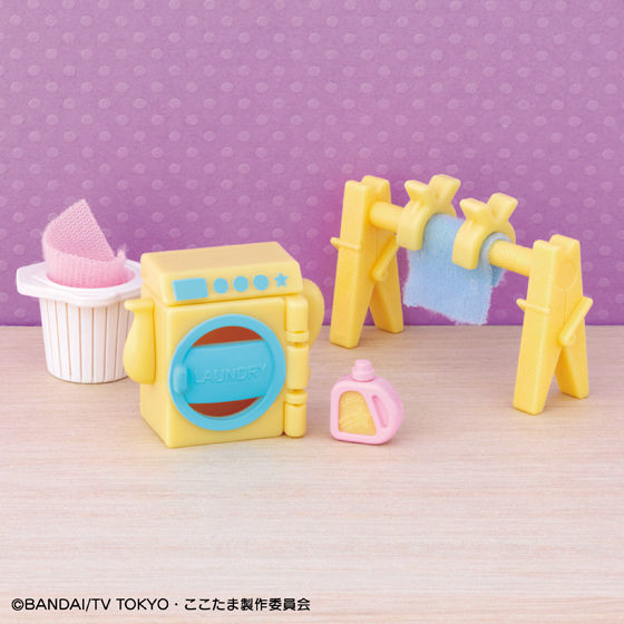 Sentakuki Set, Kami-sama Minarai: Himitsu No Cocotama, Bandai, Accessories, 4549660048589
