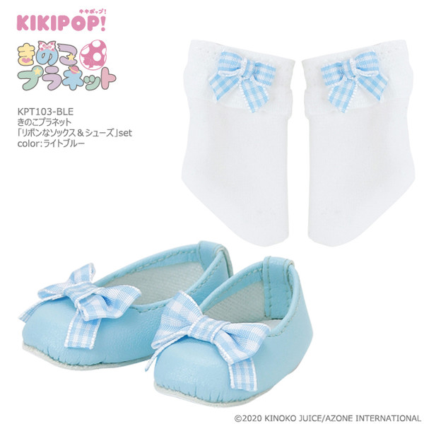 Ribbon Socks & Shoes Set (Light Blue), Azone, Accessories, 1/6, 4573199839042
