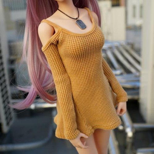 Cold Shoulder Sweater (beam me up yellow), Culture Japan, Accessories, 1/3