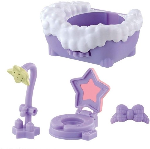 Kuru Kuru Ofuro & Toilet Set, Kira Kira Happy Hirake! Cocotama, Bandai, Accessories, 4549660274865