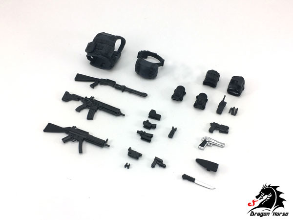 Posable Figure Equipment Set A (Assault), Dragon Horse, Accessories, 1/12, 4589565812199