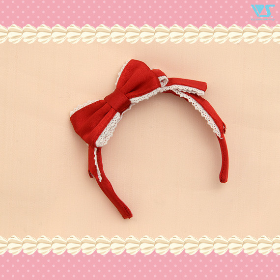 Ribbon Headband (Aka), Volks, Accessories, 1/3, 4518992420288