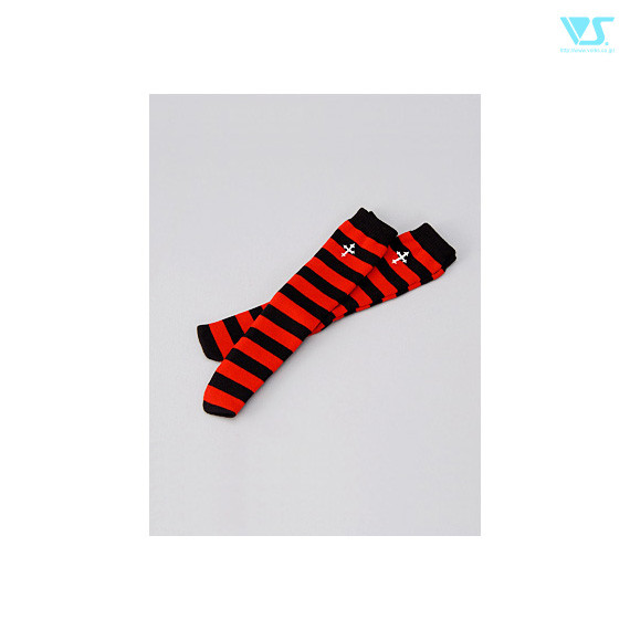 Juujika Shishuu High Socks (Kuro x Aka, MSD), Volks, Accessories, 1/3