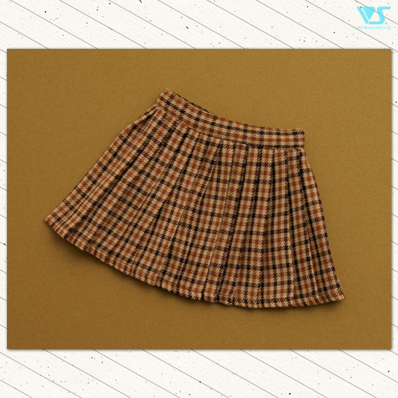 Pleated Skirt (Brown Check), Volks, Accessories, 1/3, 4518992418919