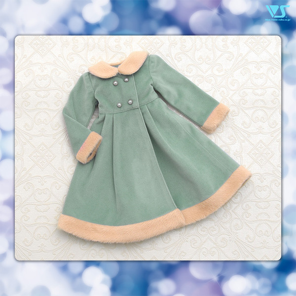 Fur Tsuki A Line Coat (Moss Green, Mini), Volks, Accessories, 1/3, 4518992422688