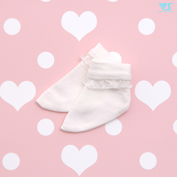 Short Socks (Shiro,Frill), Volks, Accessories, 1/3, 4518992424088