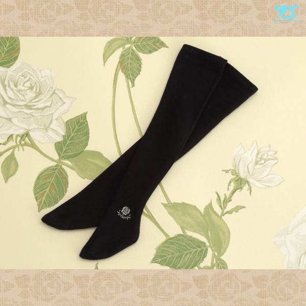 Haibara Jogakuin Shitei Socks (Kuro), Volks, Accessories, 1/3, 4518992417059