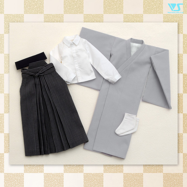 Hakama Set (Mini, Shirafuji Iro), Volks, Accessories, 1/3, 4518992425788